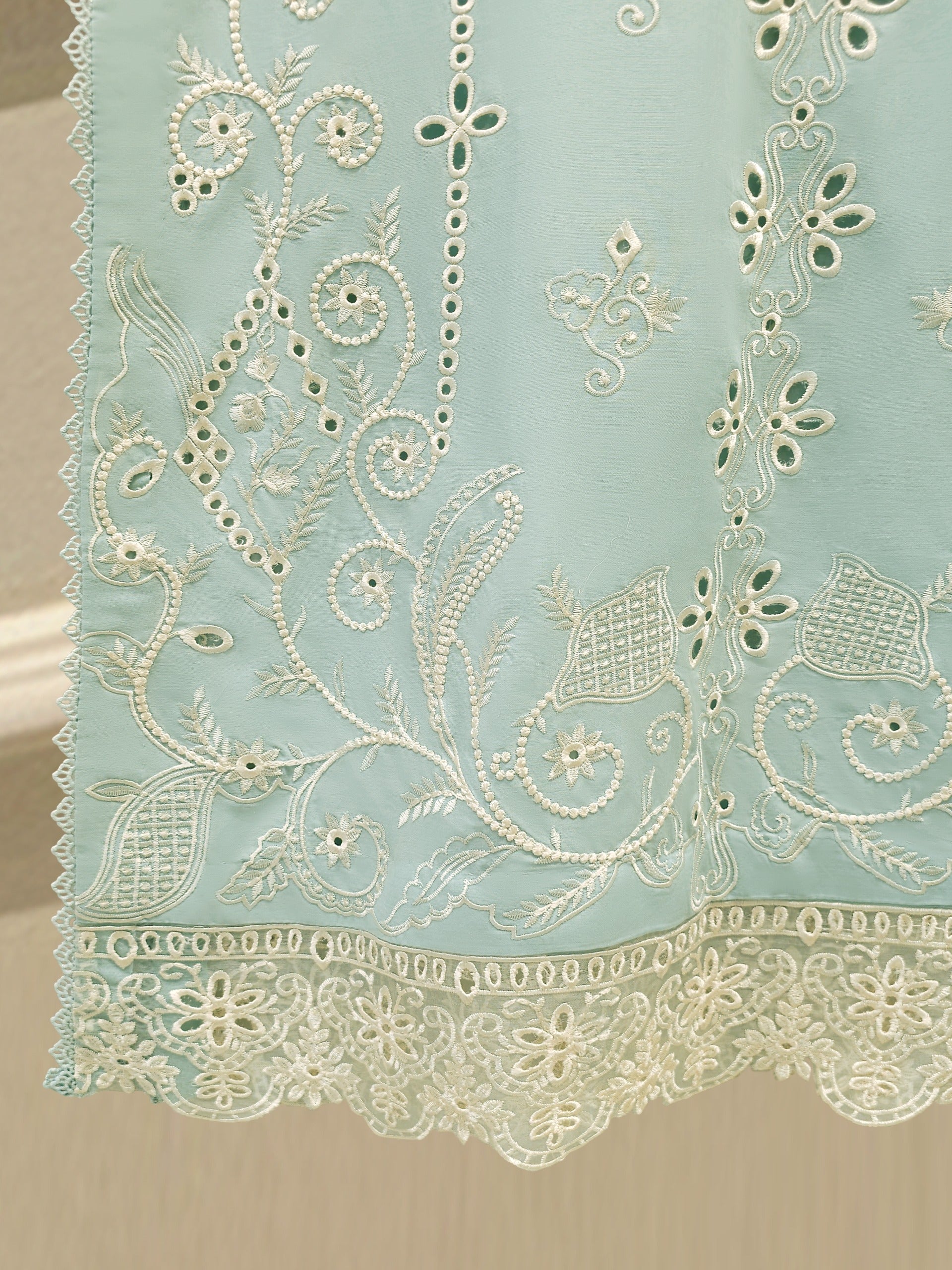 2 Piece - Embroidered Cambric Suit S115148