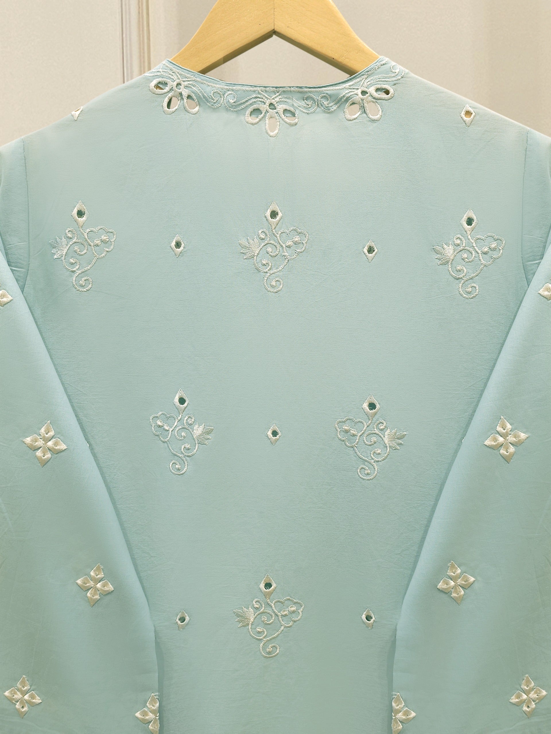 2 Piece - Embroidered Cambric Suit S115148