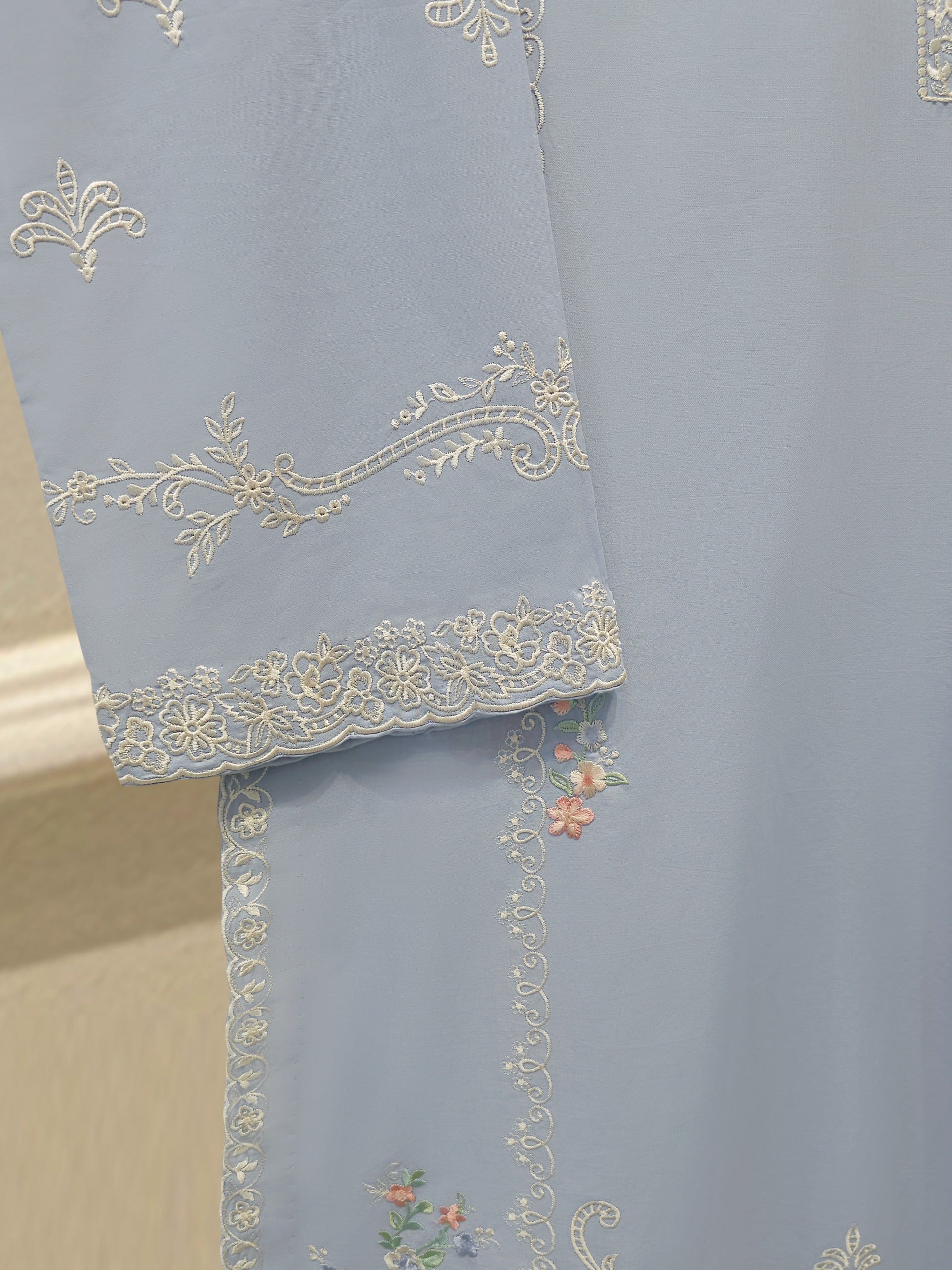 2 Piece - Embroidered Cambric Suit S115199
