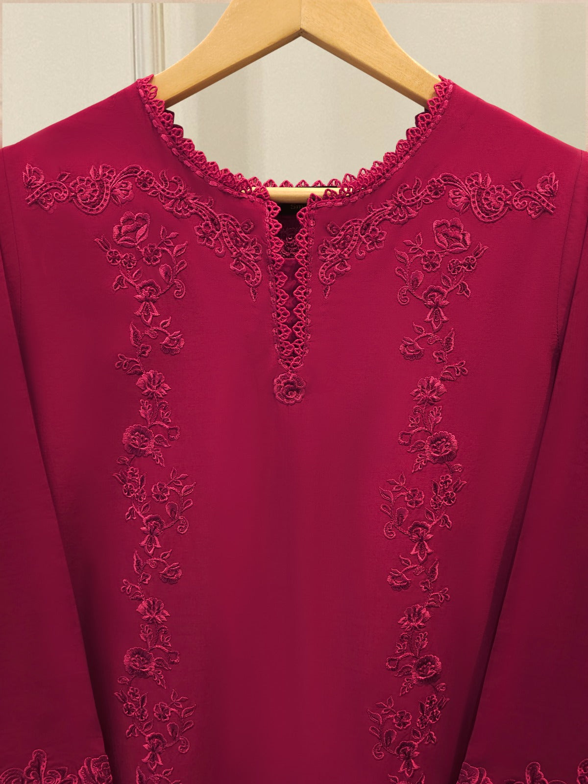 2 Piece - Embroidered Cambric Suit S115226