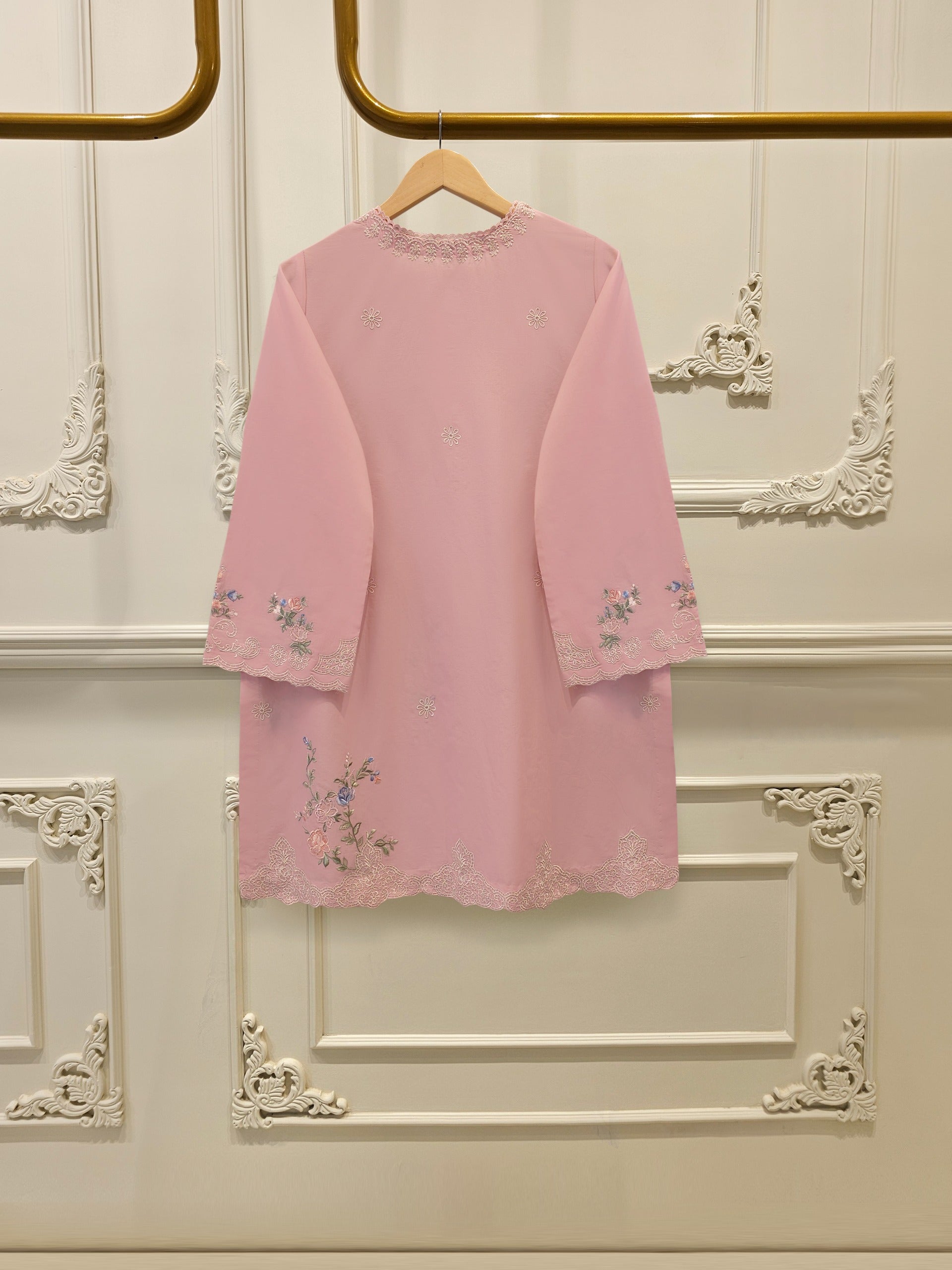2 Piece - Embroidered Cambric Suit S115238