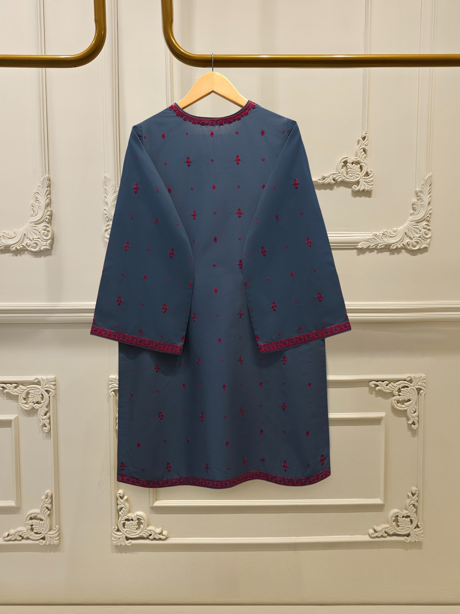2 Piece - Embroidered Cambric Suit S115272