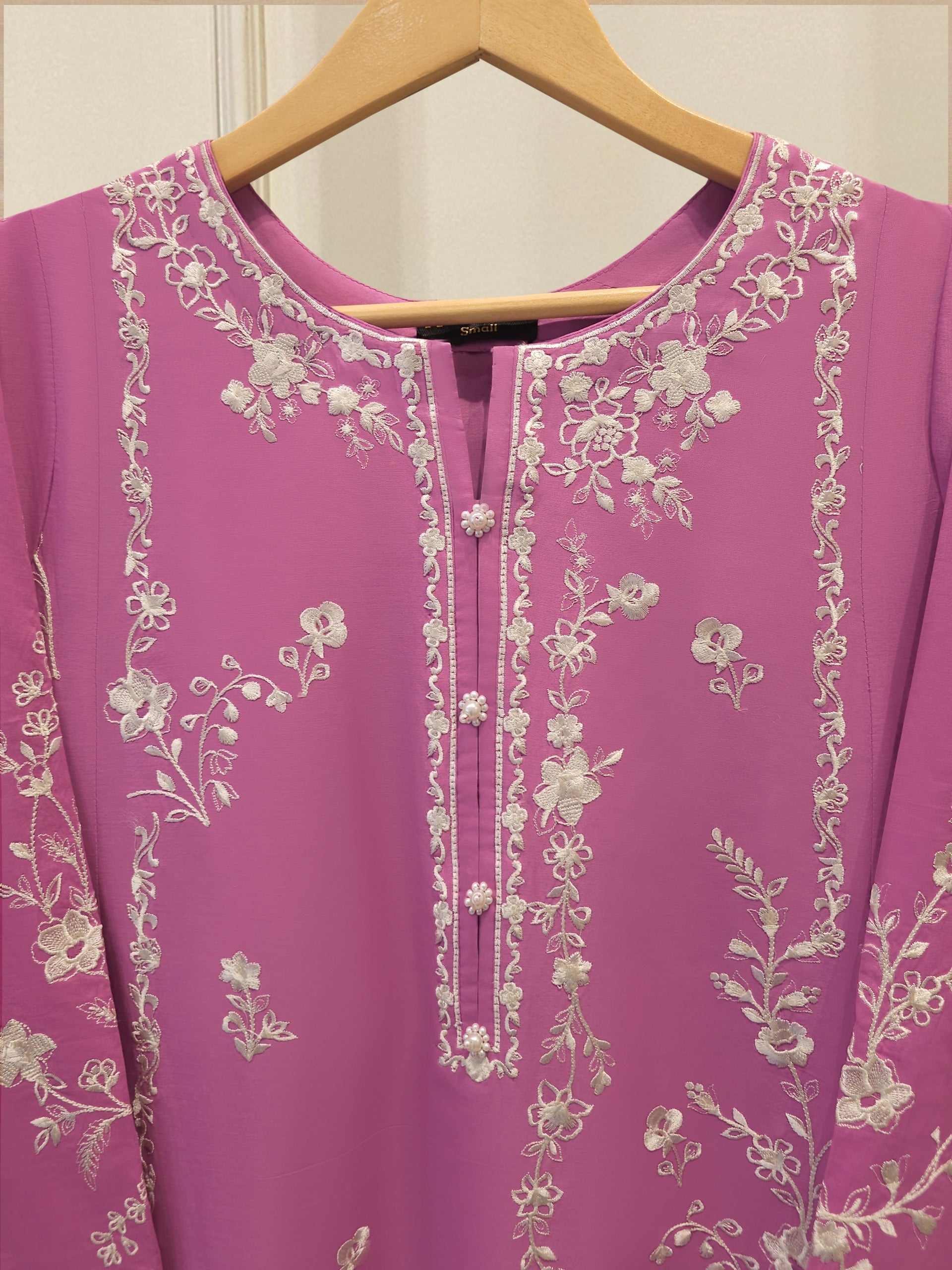 2 Piece - Embroidered Cambric Suit S115275