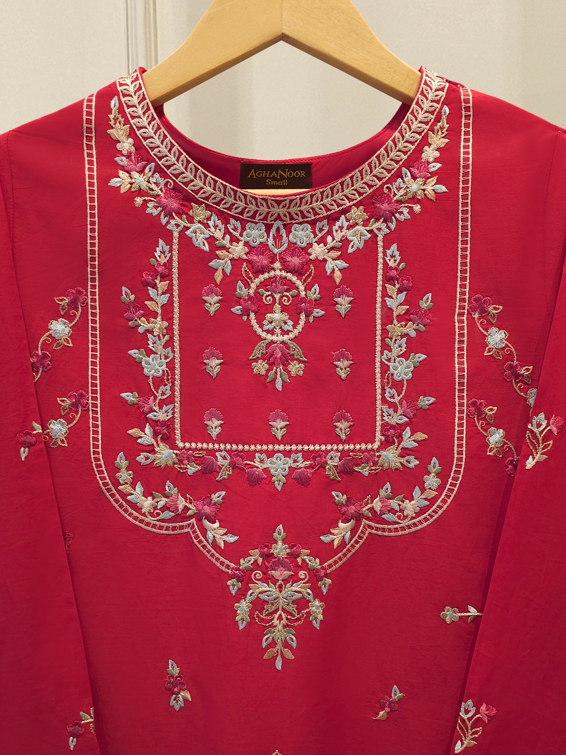 2 Piece - Embroidered Cambric Suit S115303
