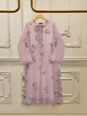 2 Piece- Pure Sheesha Silk Embroidered Suit S115311