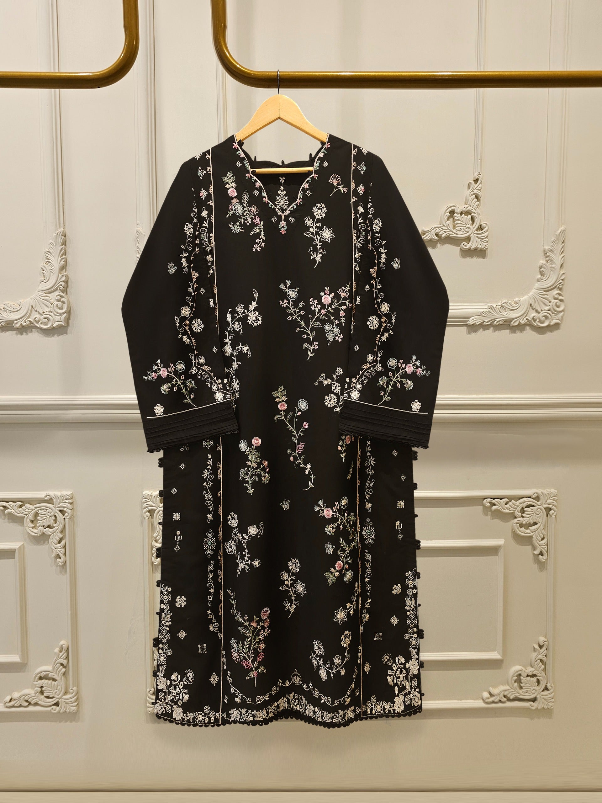 2 Piece - Embroidered Cambric Suit S115327