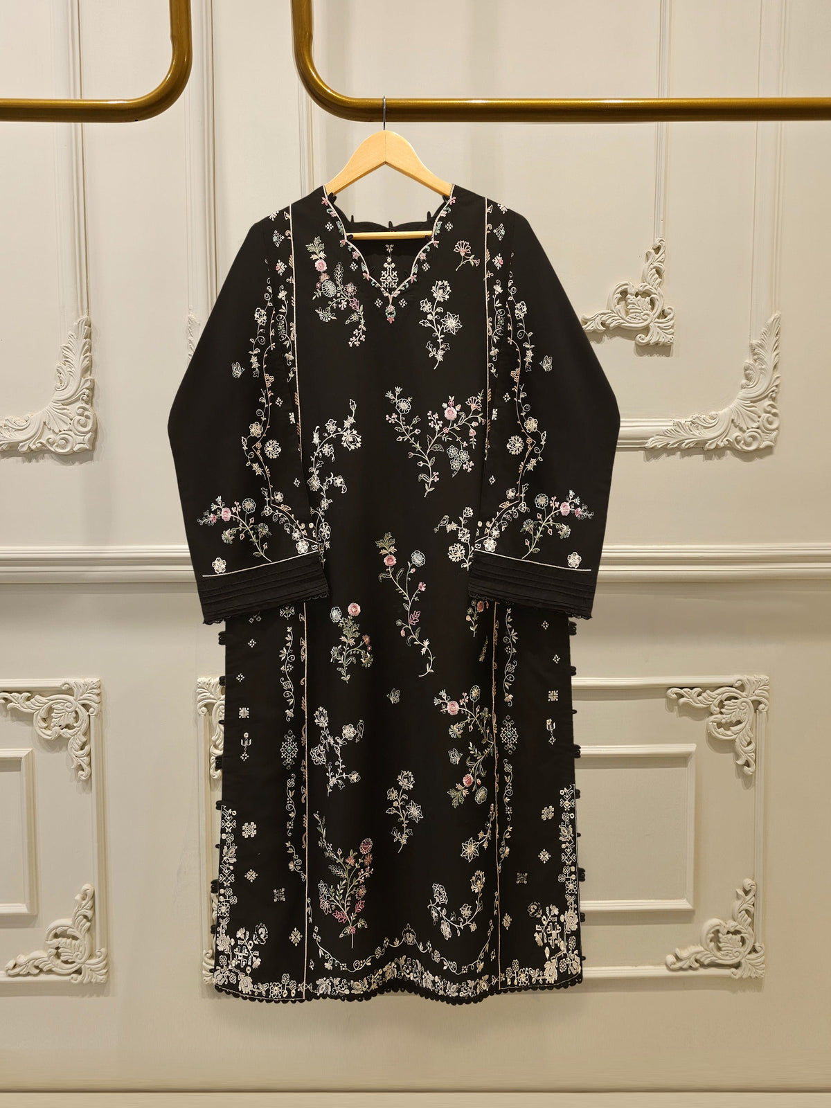 2 Piece - Embroidered Cambric Suit S115327