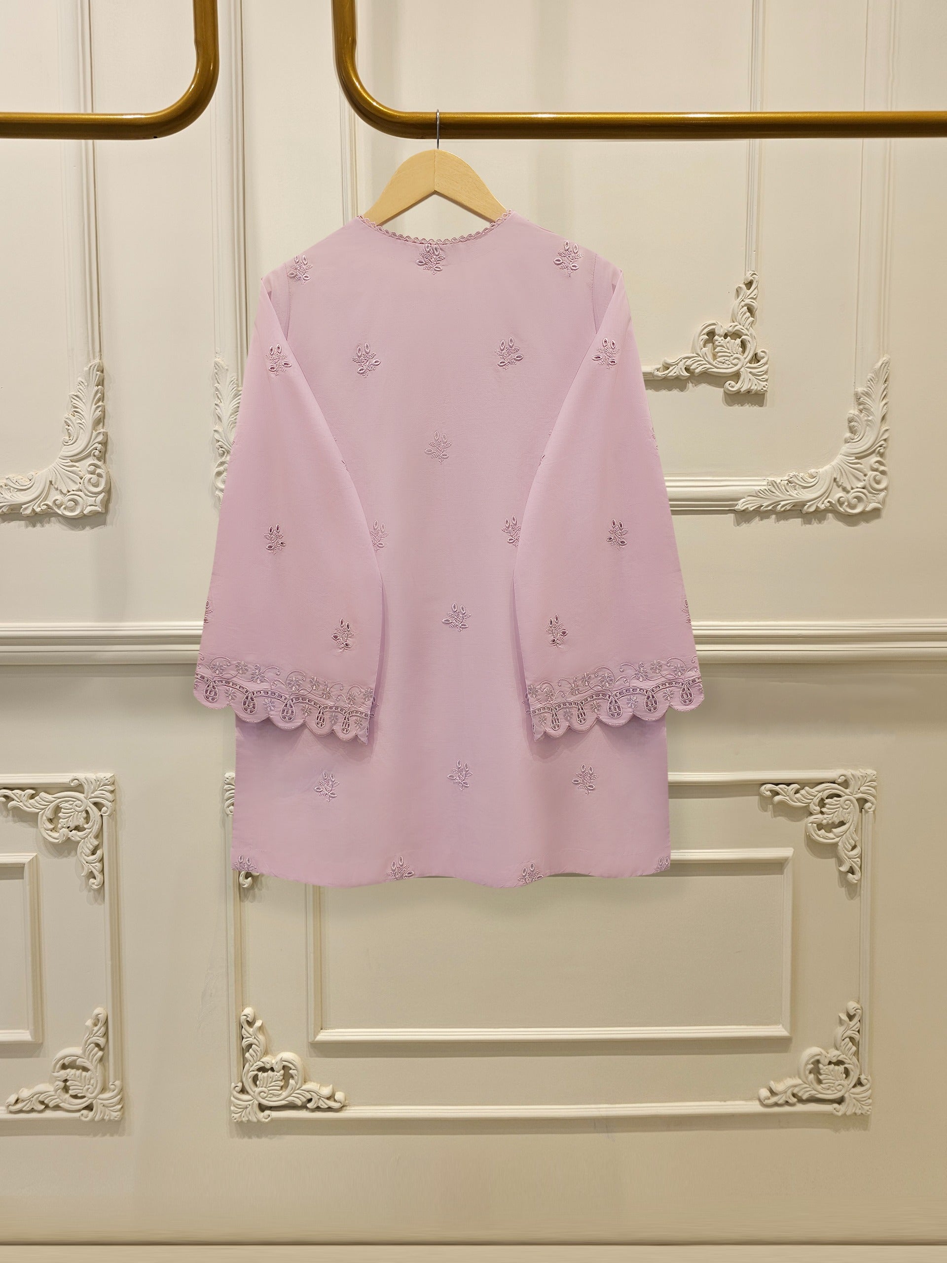 2 Piece - Embroidered Cambric Suit S115335