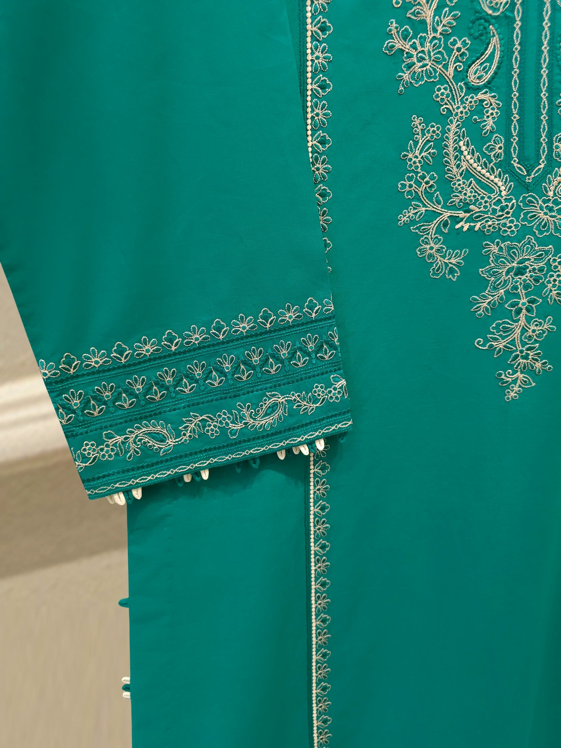 2 Piece - Embroidered Cambric Suit S115320