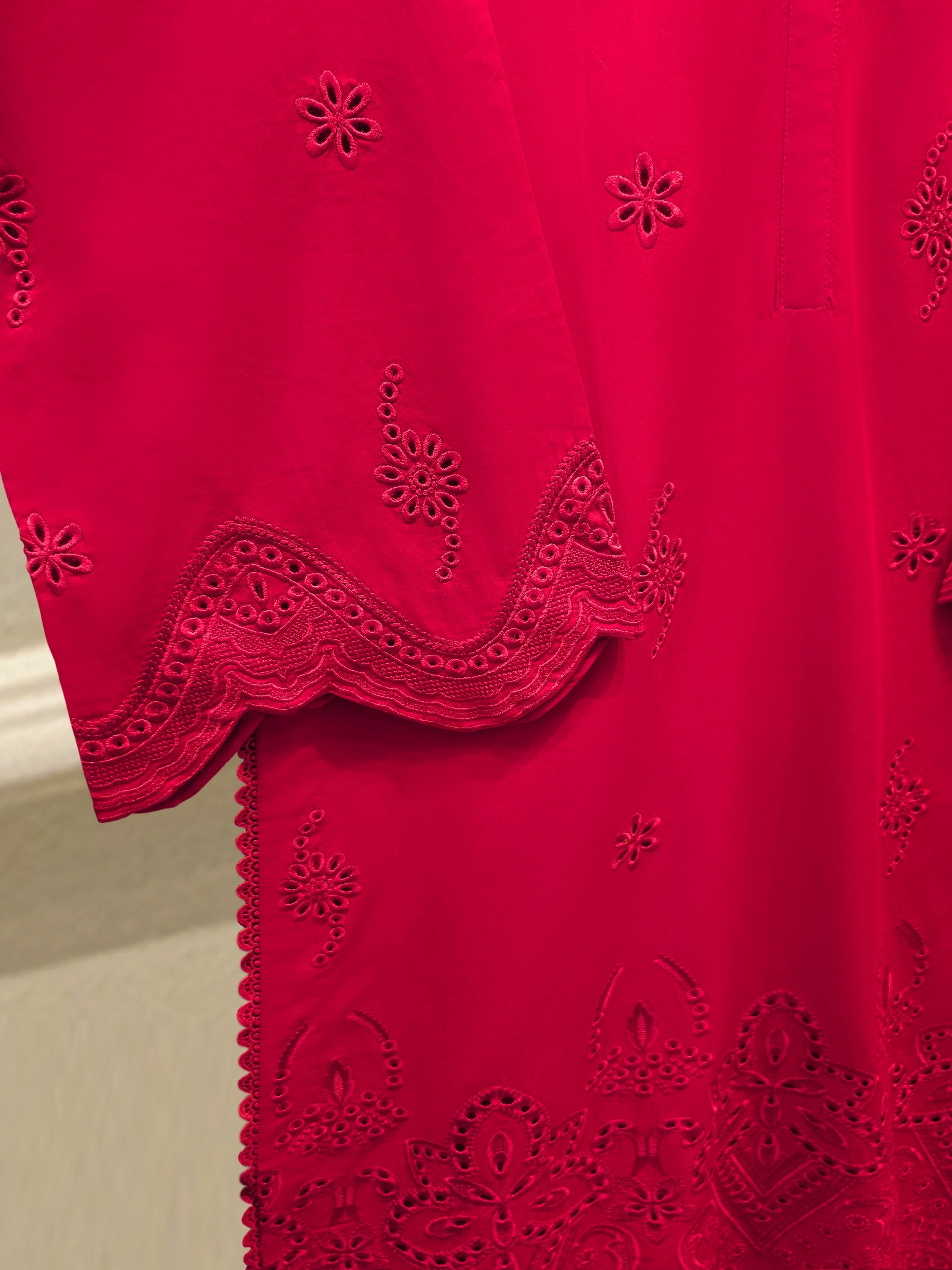 3-Piece Embroided Cambric Suit S115326