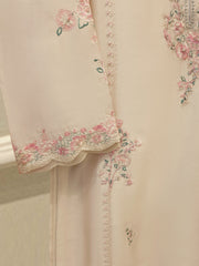 3 Piece- Pure  Sheesha Silk Embroidered Suit S115345