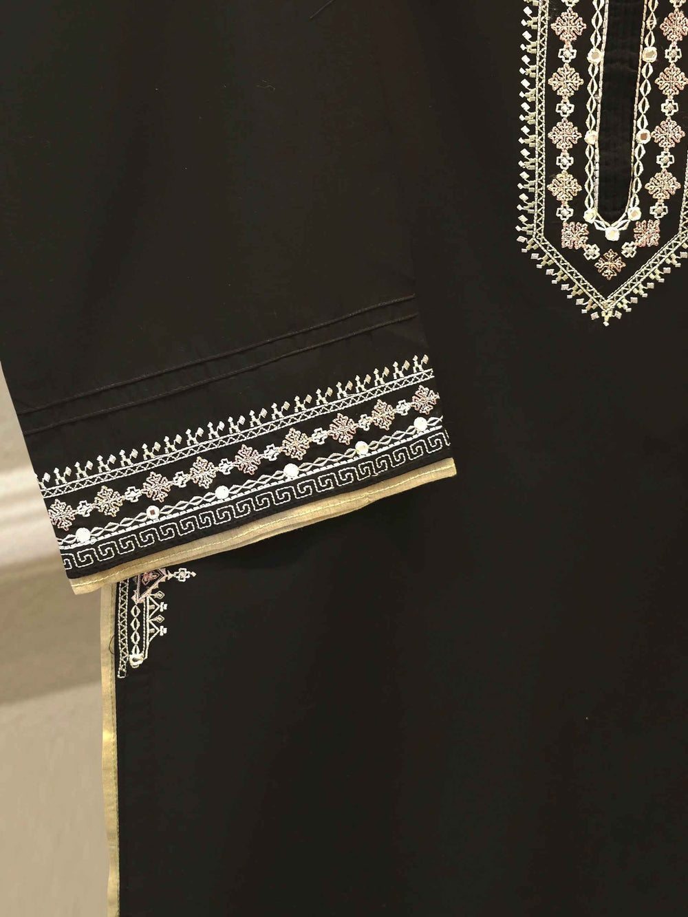 2 Piece - Embroidered Cambric Suit S115370