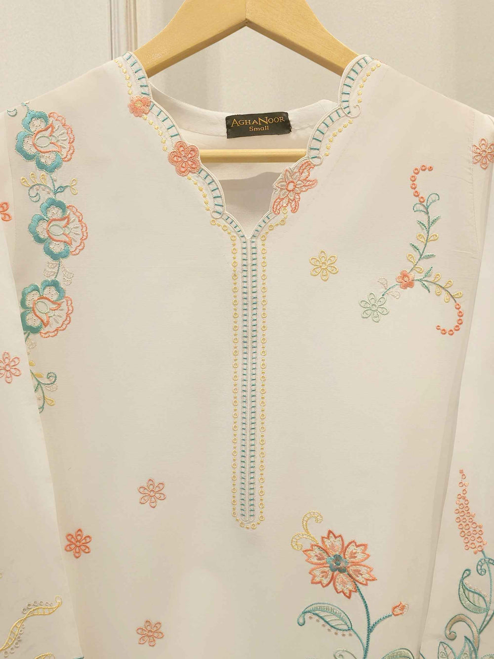 2 Piece - Embroidered Cambric Suit S115380
