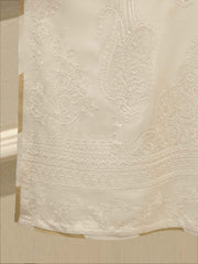 3 Piece- Pure Korean Silk Embroidered Suit S115360