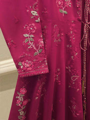 3 Piece - Embroidered Kora Silk Suit WS00412