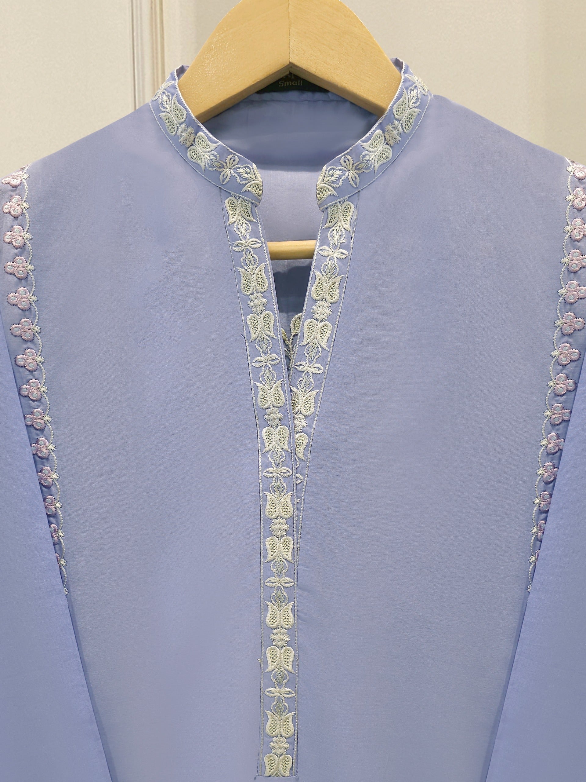 2 Piece - Embroidered Cambric Suit S115371