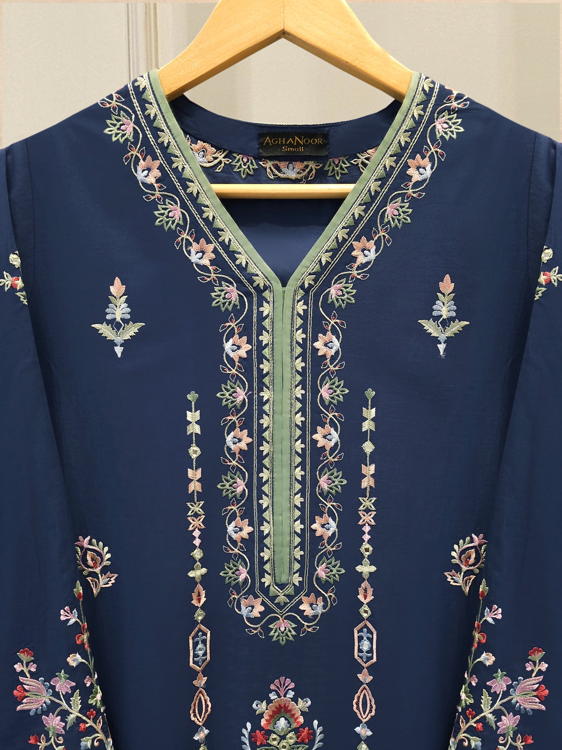 2 Piece - Embroidered Cambric Suit S115396