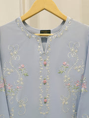 2 Piece - Embroidered Cambric Suit S115387