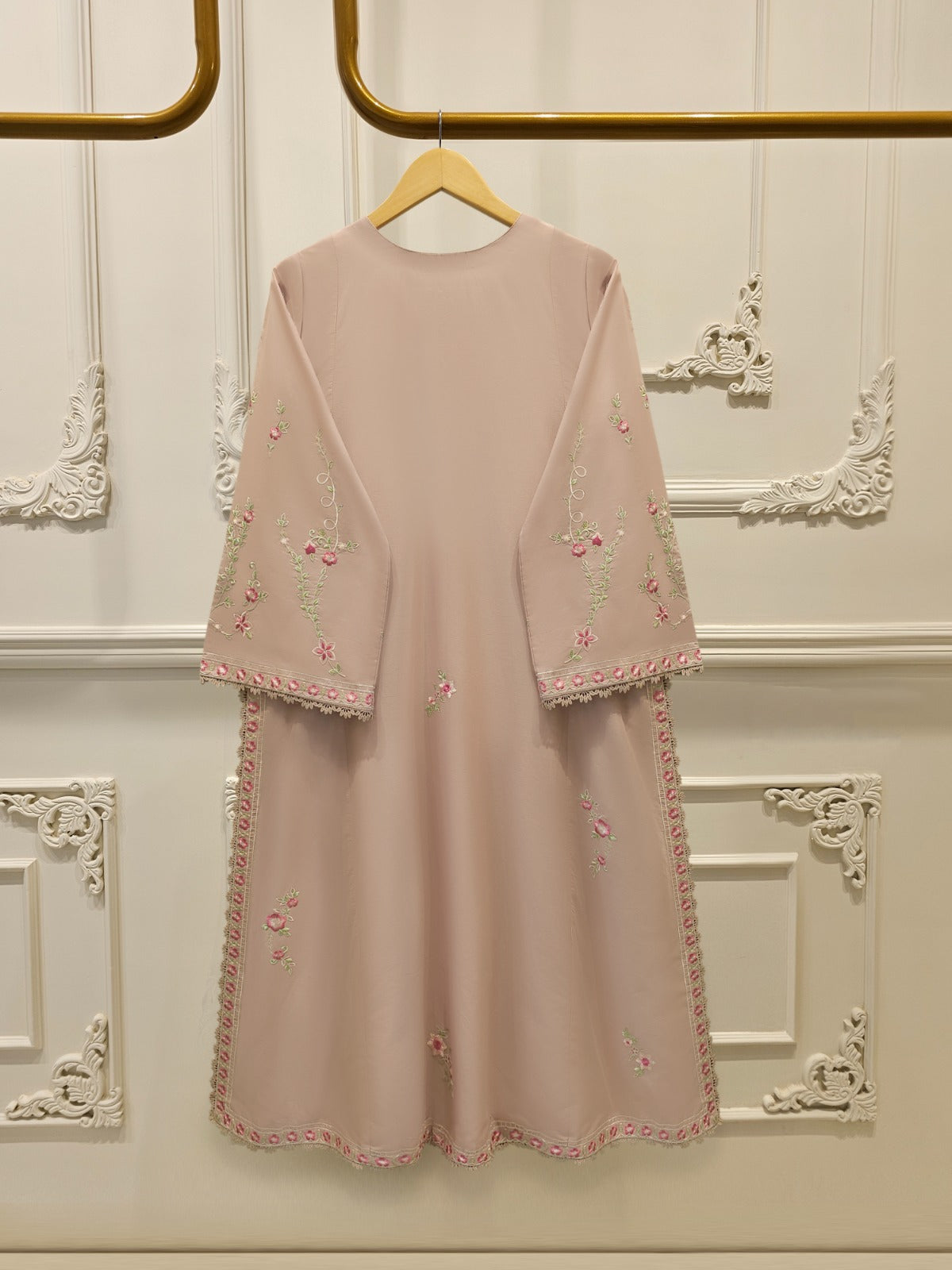 2 Piece - Embroidered Cambric Suit S115397