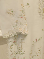 2 Piece- Pure Sheesha Silk Embroidered Suit S115417