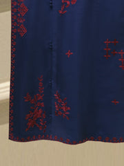 3 Piece- Pure Korean Silk Embroidered Suit S115426