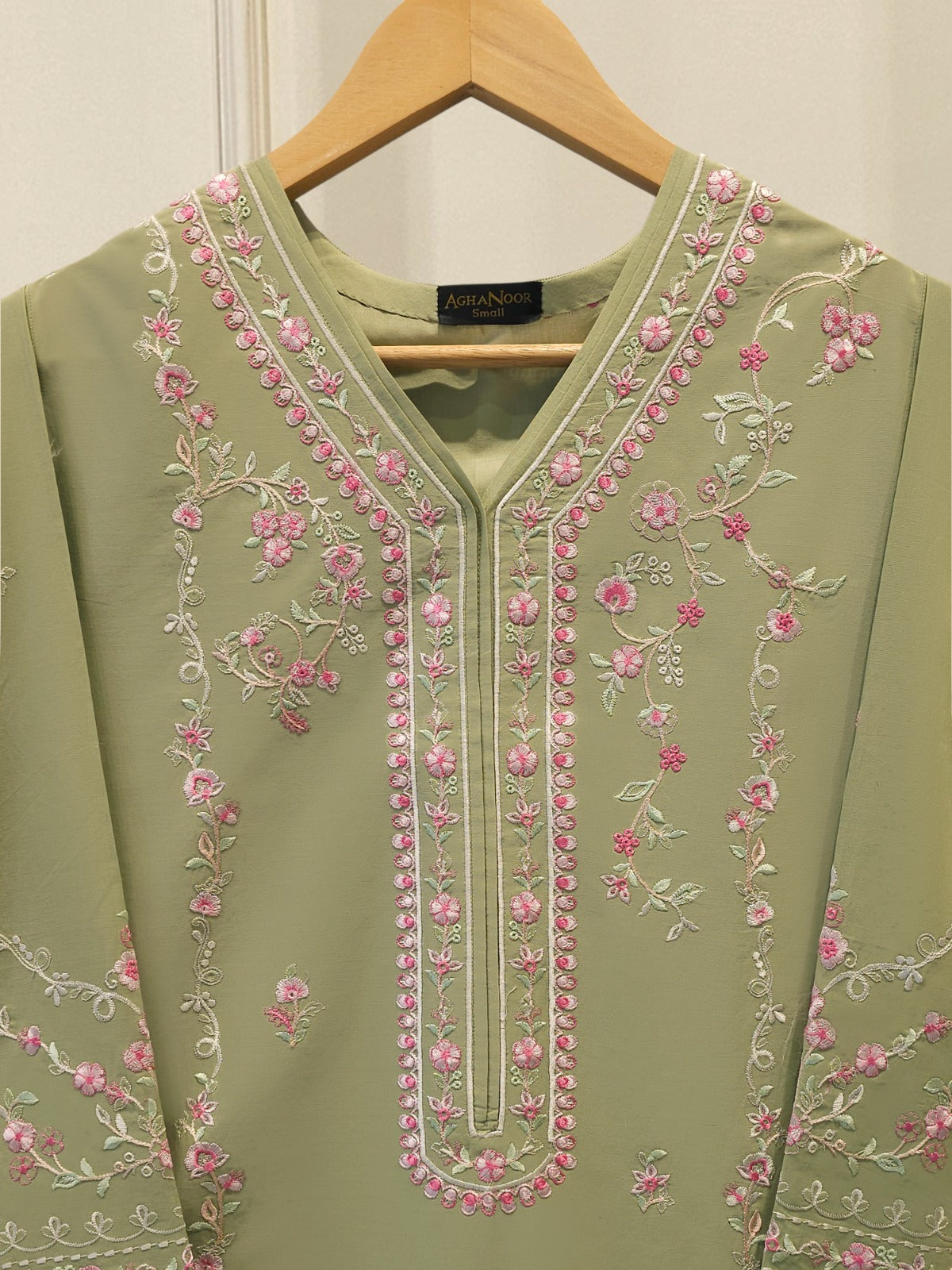 2 Piece - Embroidered Cambric Suit S115409
