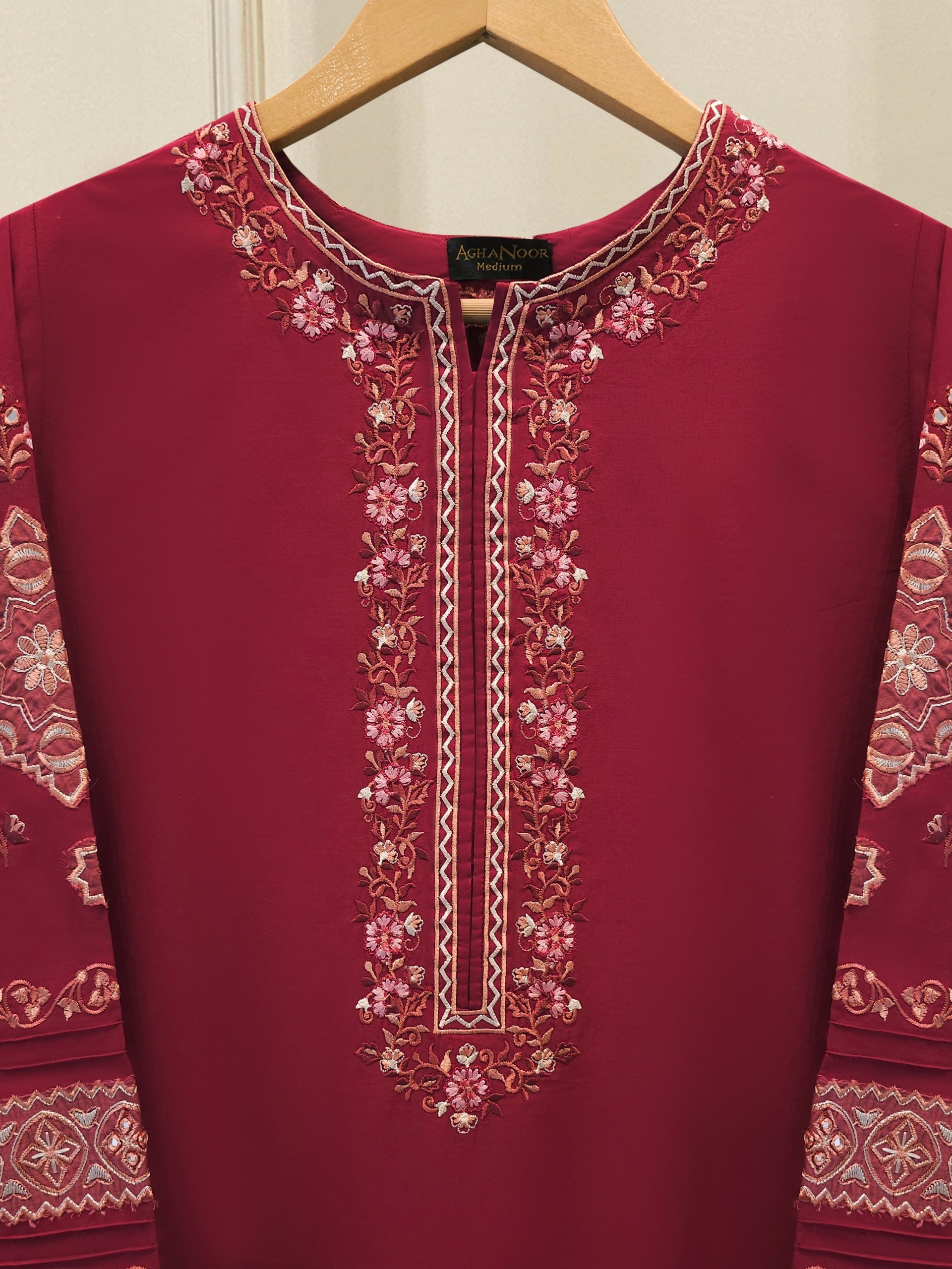 2 Piece - Embroidered Cambric Suit S115421