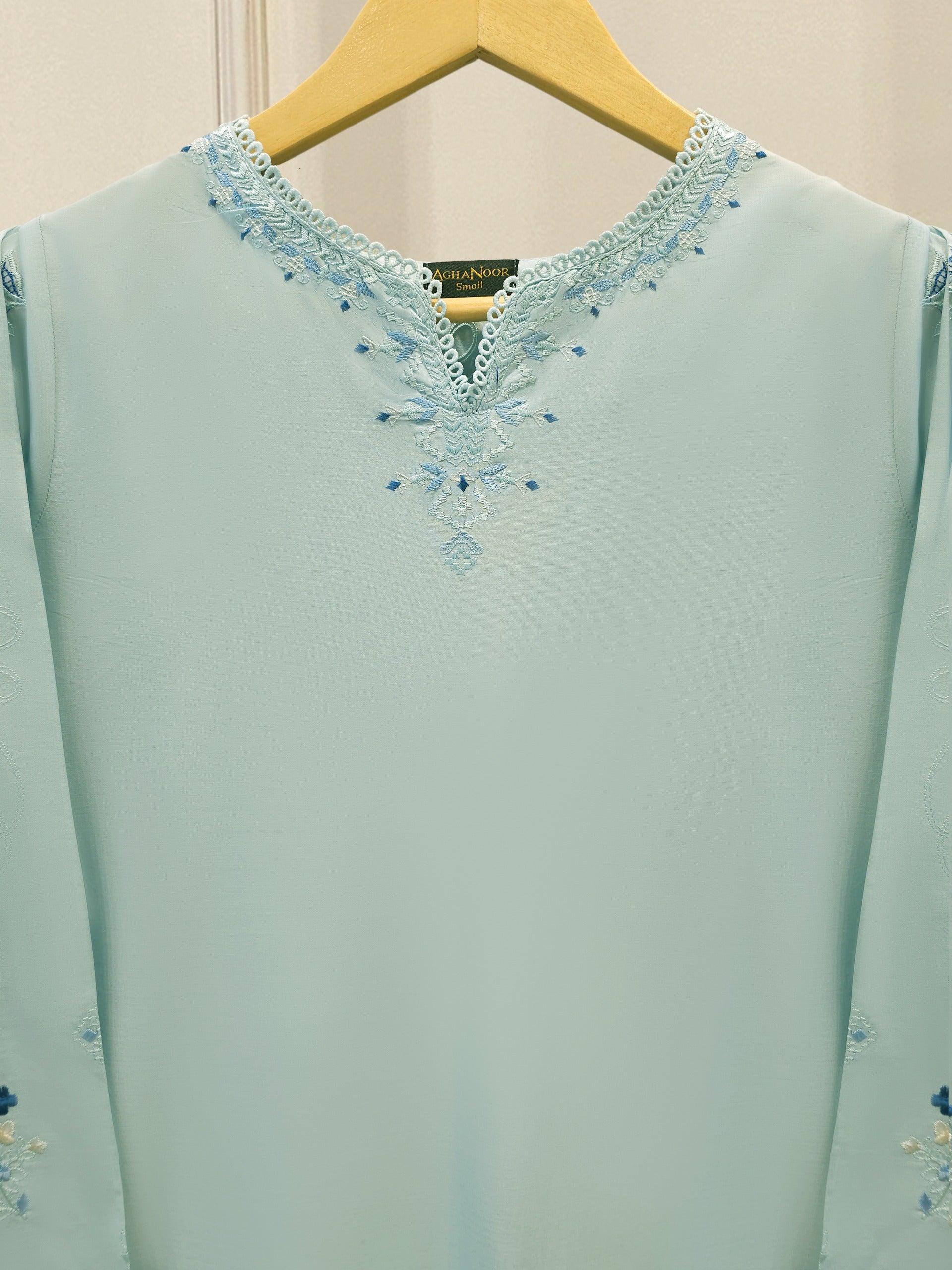 2 Piece - Embroidered Cambric Suit S115419