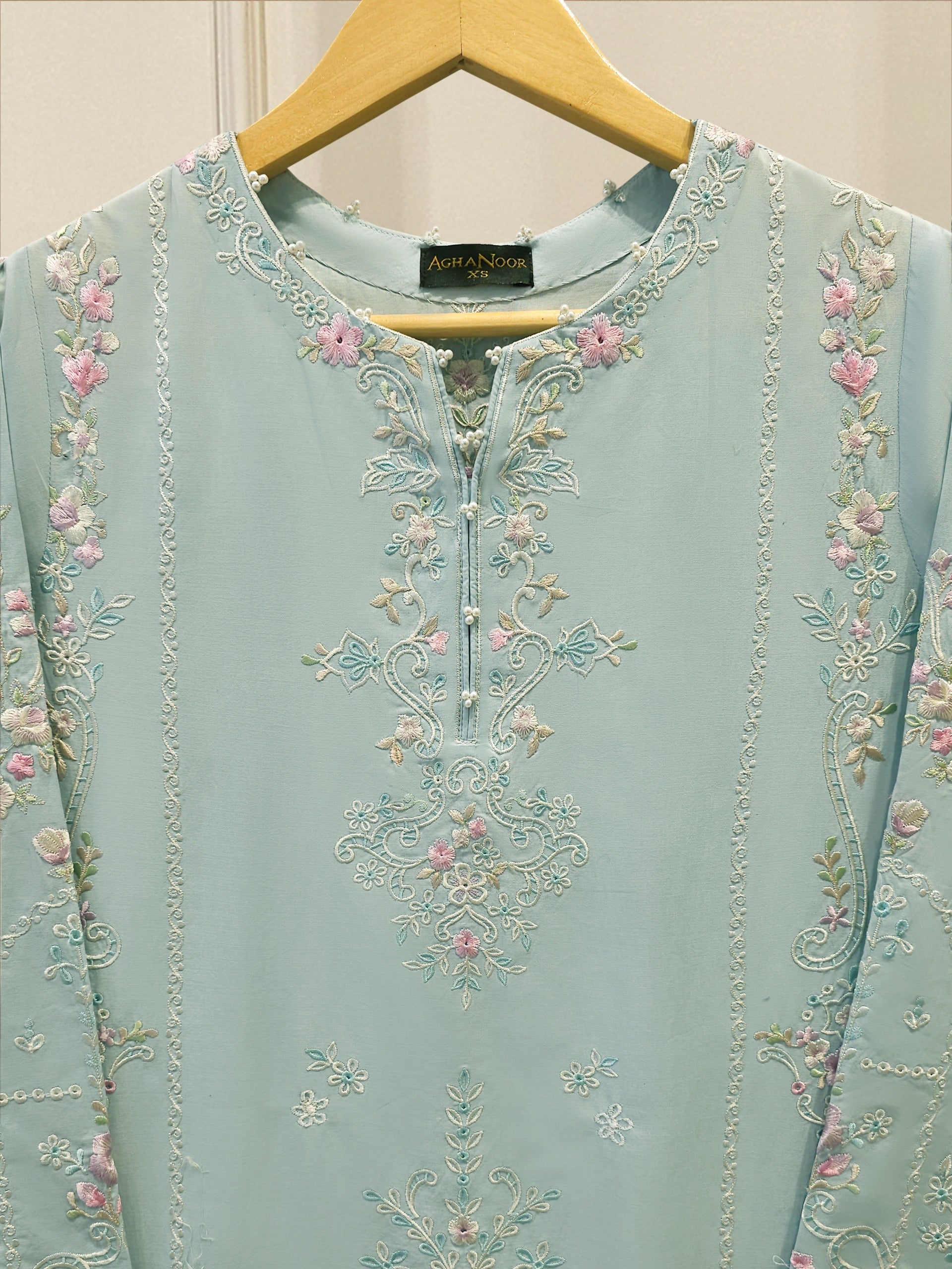 2 Piece - Embroidered Cambric Suit S115429
