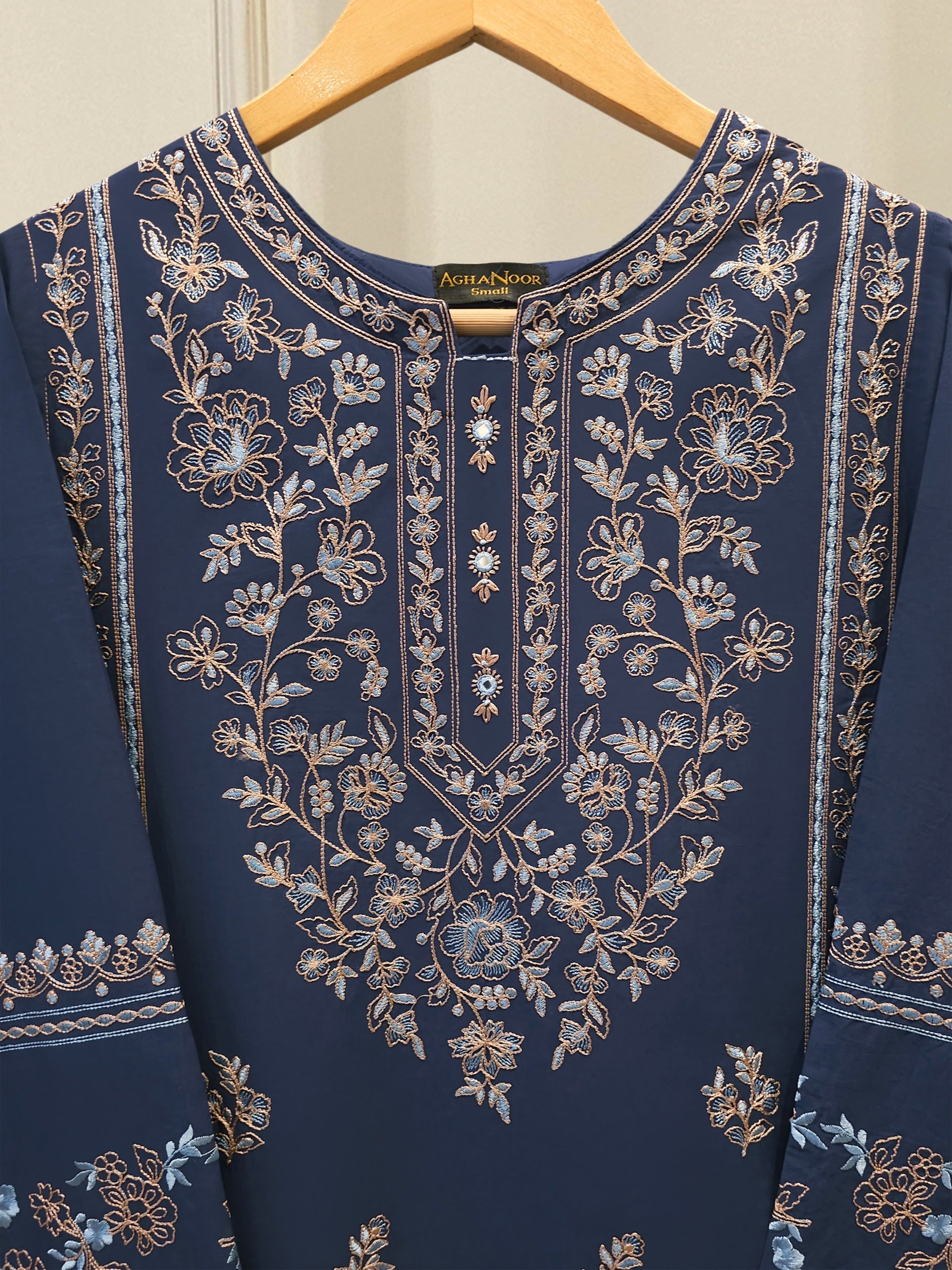 2 Piece - Embroidered Cambric Suit S115428