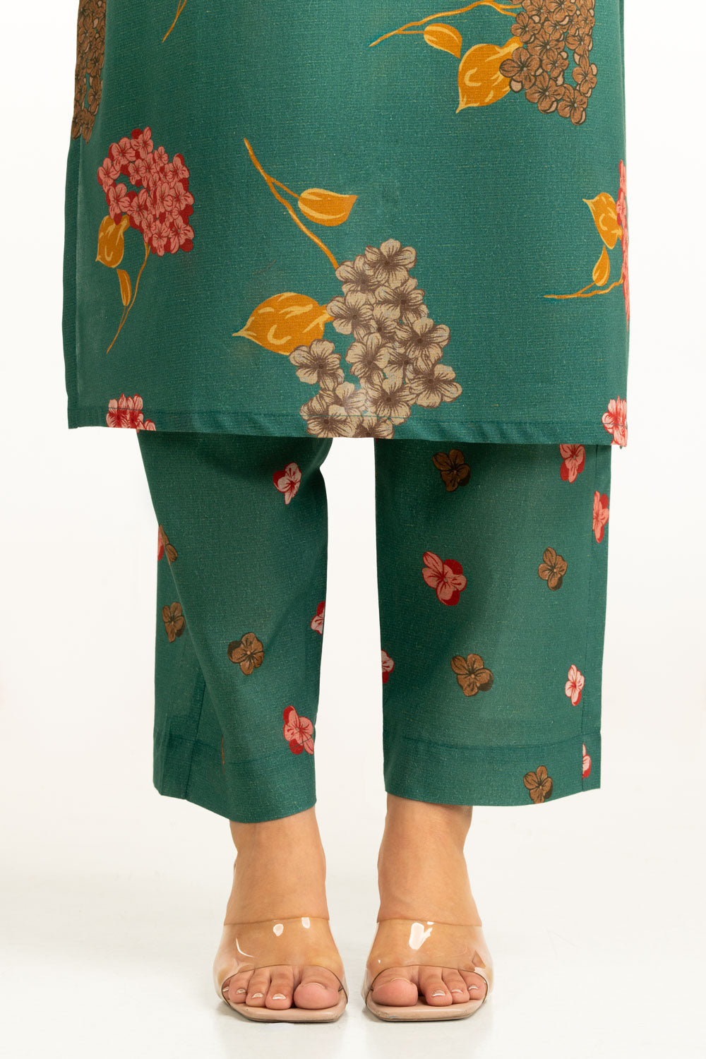 Yarn Lurex Printed Co-Ord Set