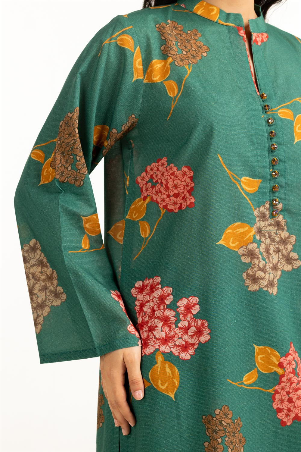 Yarn Lurex Printed Co-Ord Set