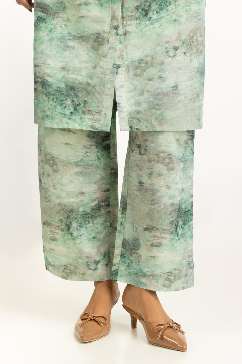 Yarn Lurex Printed Co-Ord Set