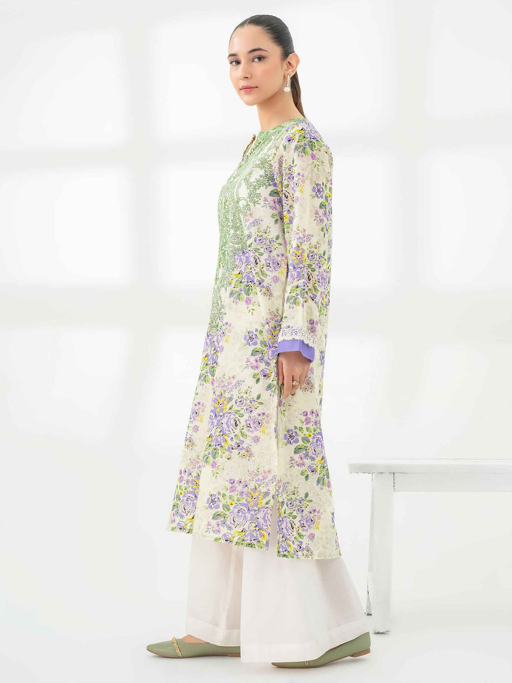 Khaddar Shirt-Printed (Pret)