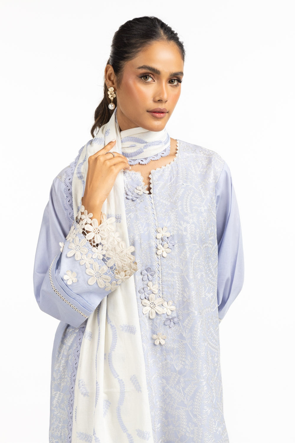 Cambric Embroidered Shirt Trouser