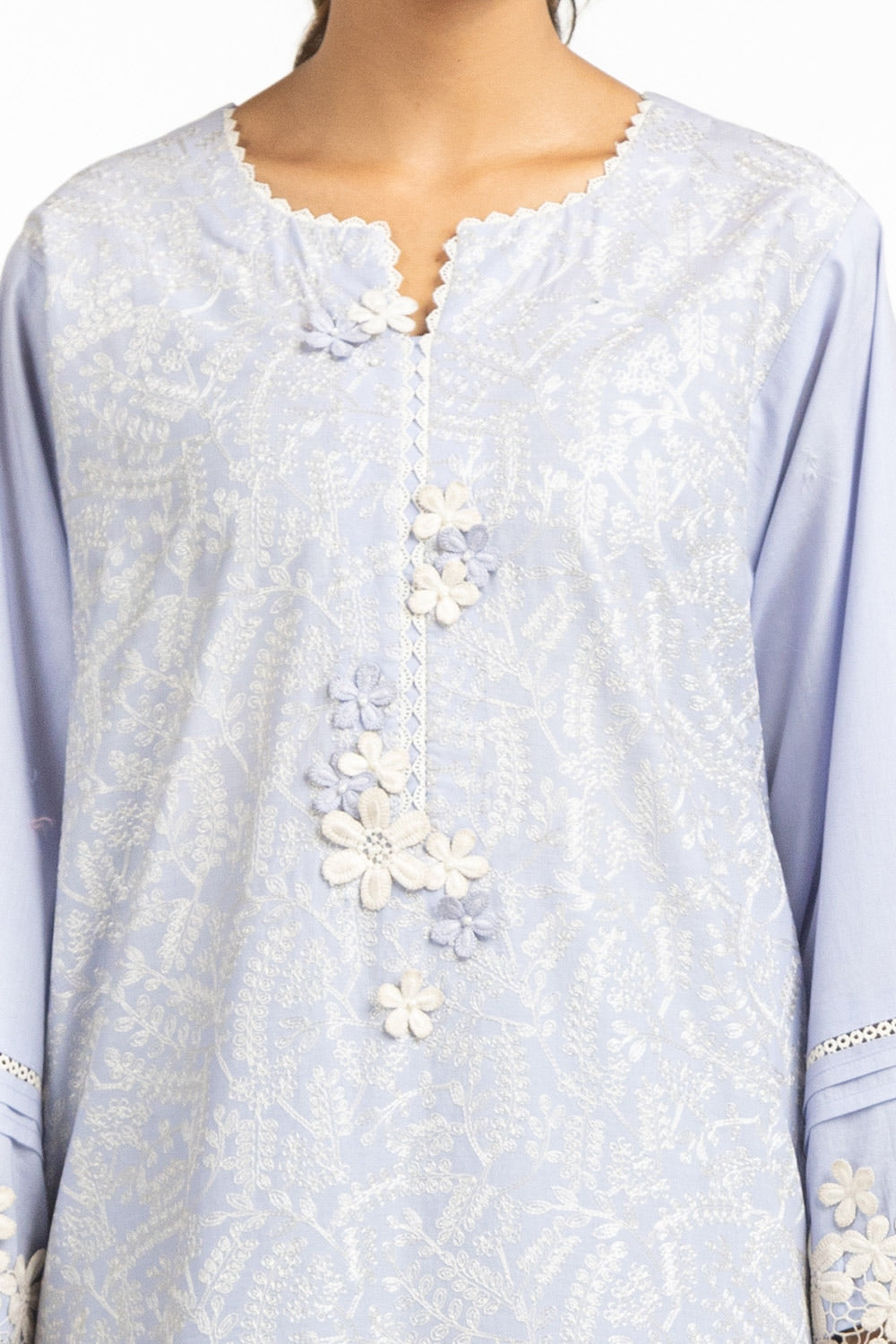 Cambric Embroidered Shirt Trouser