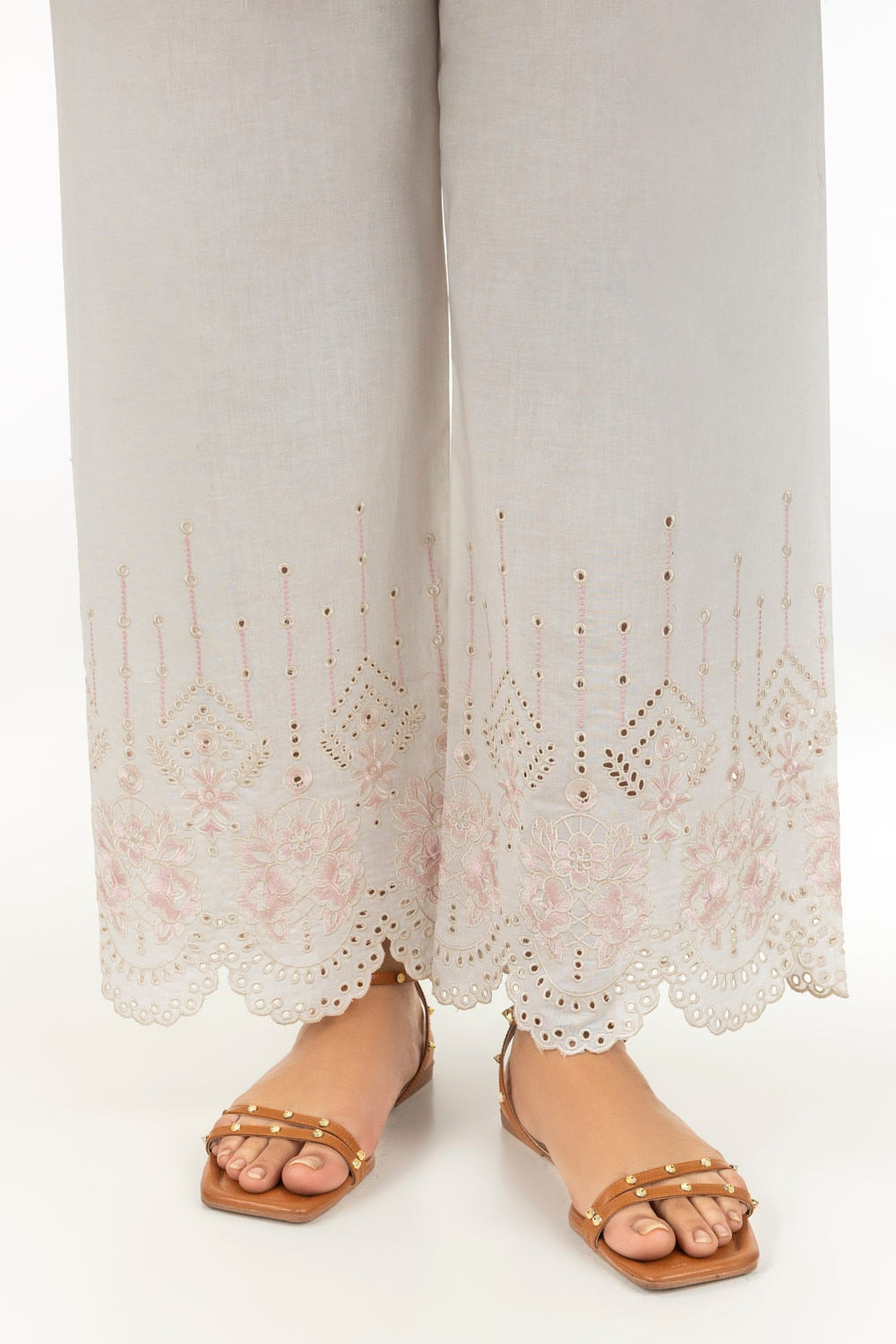 Cambric Embroidered Trouser