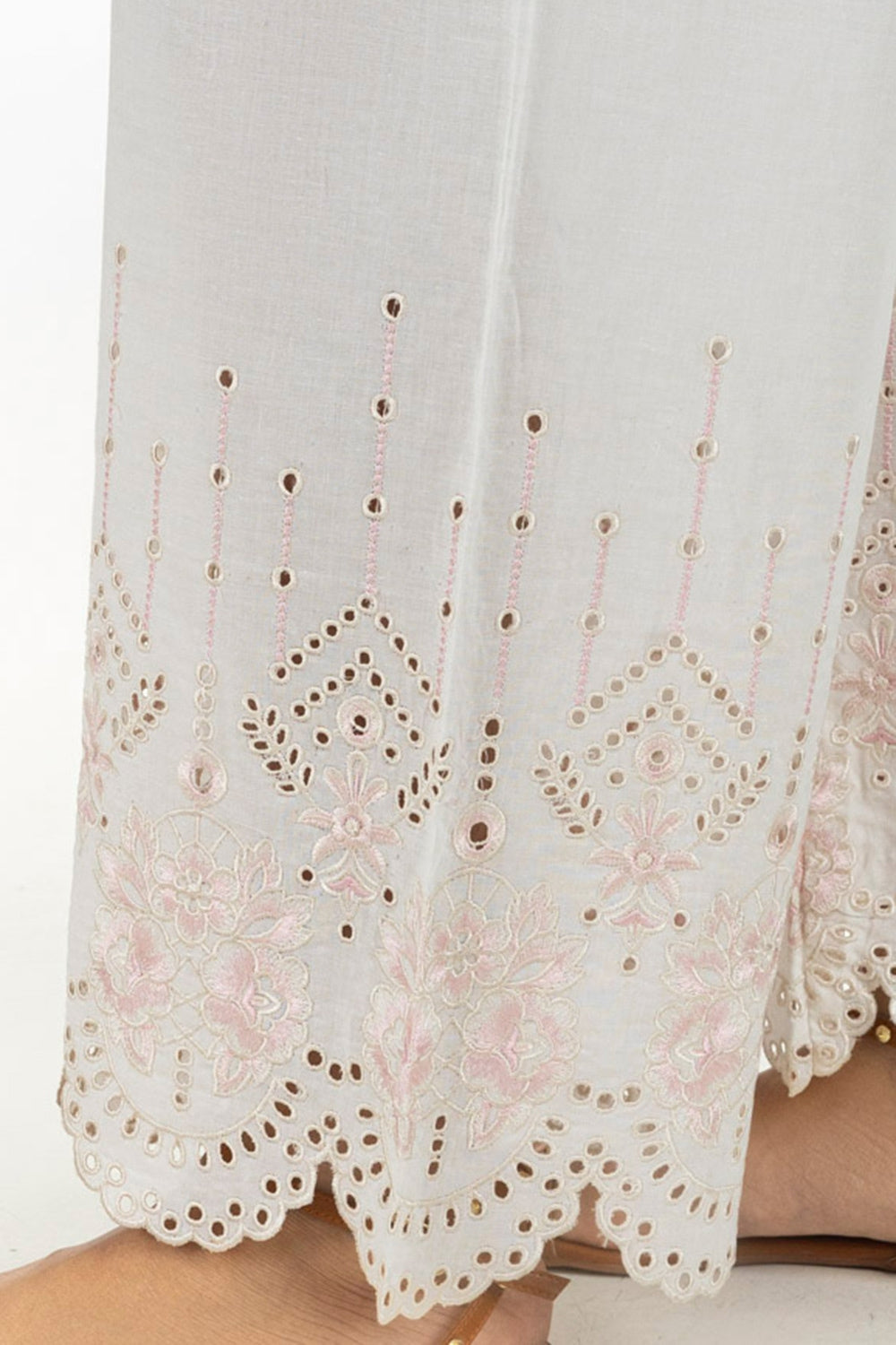 Cambric Embroidered Trouser