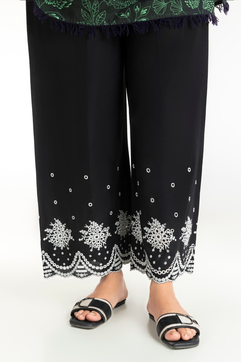 Cambric Embroidered Trouser