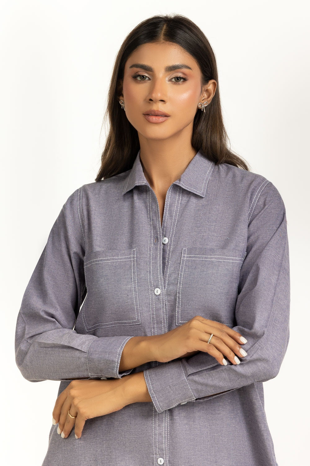 Chambray Button Down Co-Ord Set