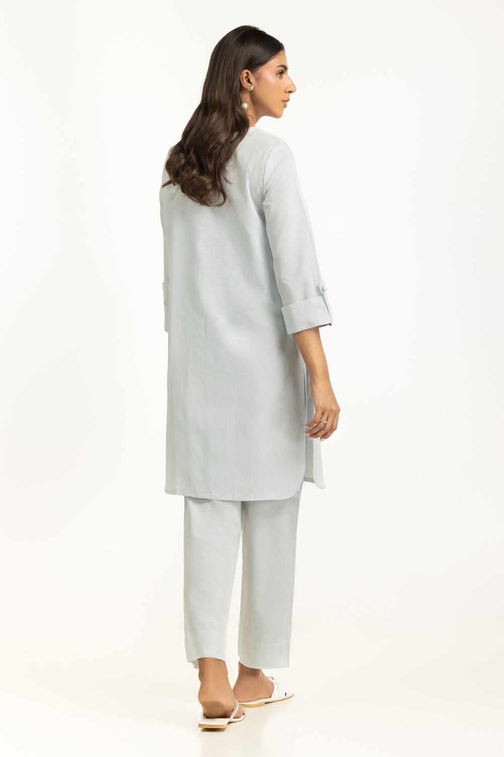Dobby Embroidered Co-Ord Set