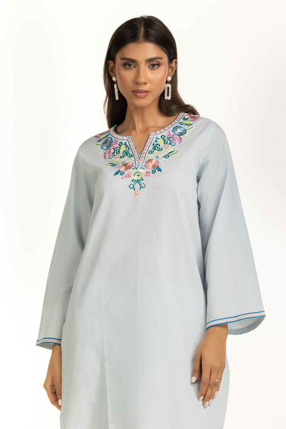 Dobby Embroidered Co-Ord Set