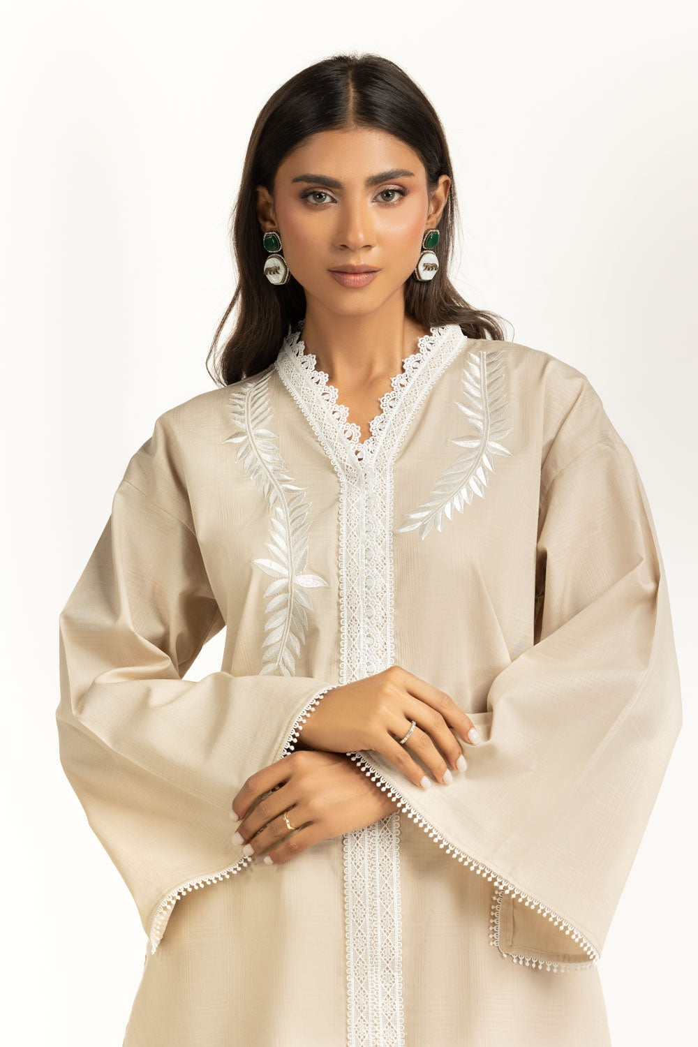 Dobby Embroidered Co-Ord Set