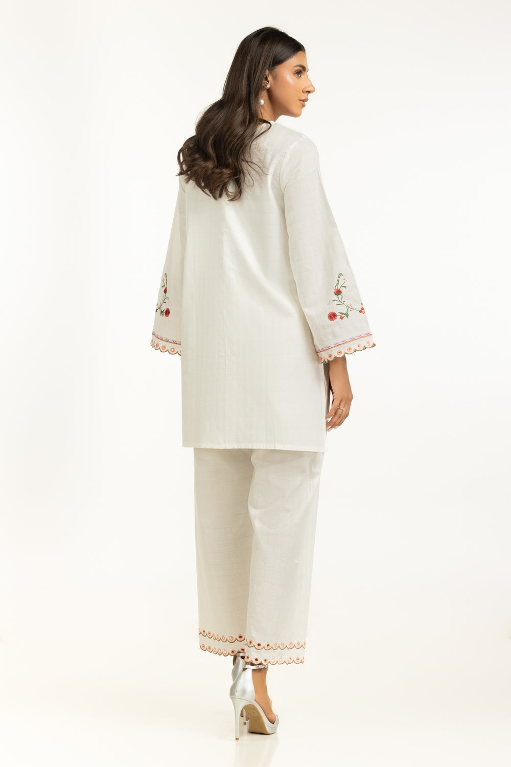 Dobby Embroidered Co-Ord Set