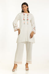 Dobby Embroidered Co-Ord Set