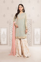 3 Piece Embroidered Suit