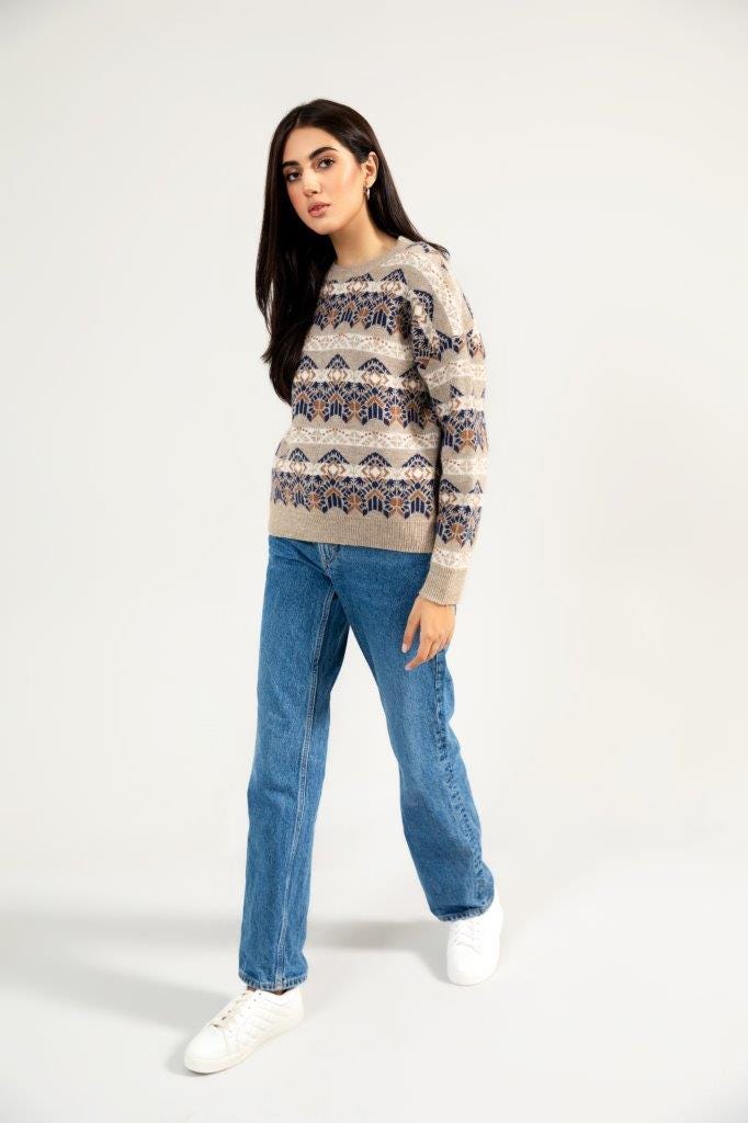 Fashion Round Neck Sweater