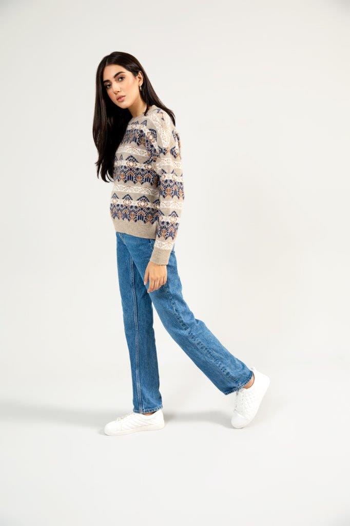 Fashion Round Neck Sweater