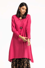 Self Dobby Embellished Shirt