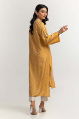 Dyed Self Jacquard Embroidered Shirt